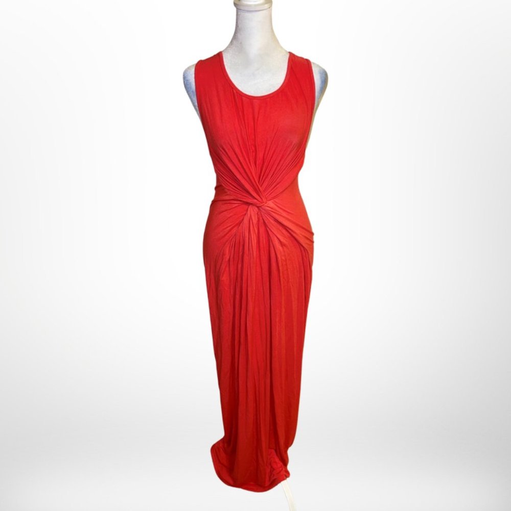 Twist Front Maxi Dress